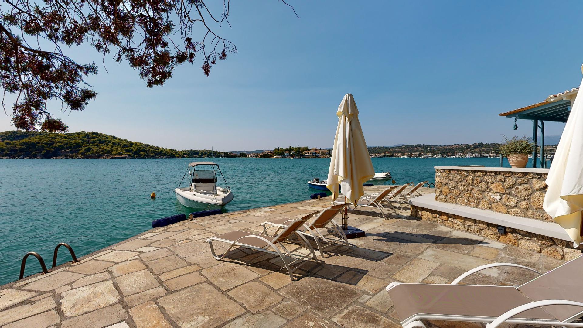 Luxury Villa Santa Maria | Porto Heli Greece waterfront image